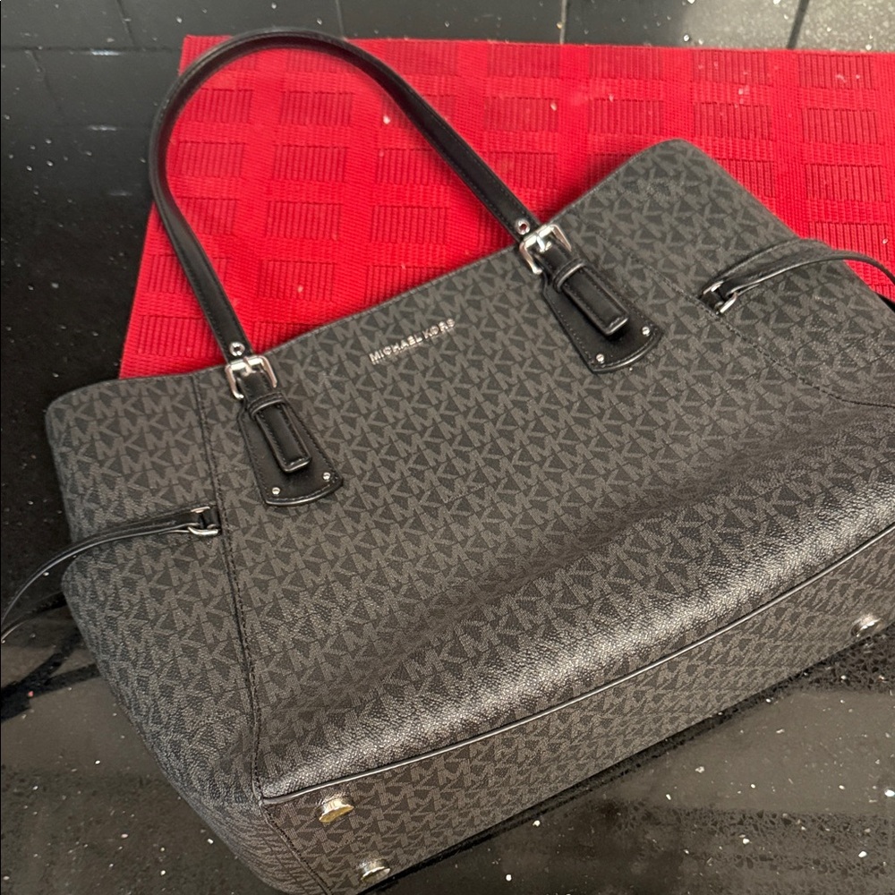Michael Kors Black Monogram Tote